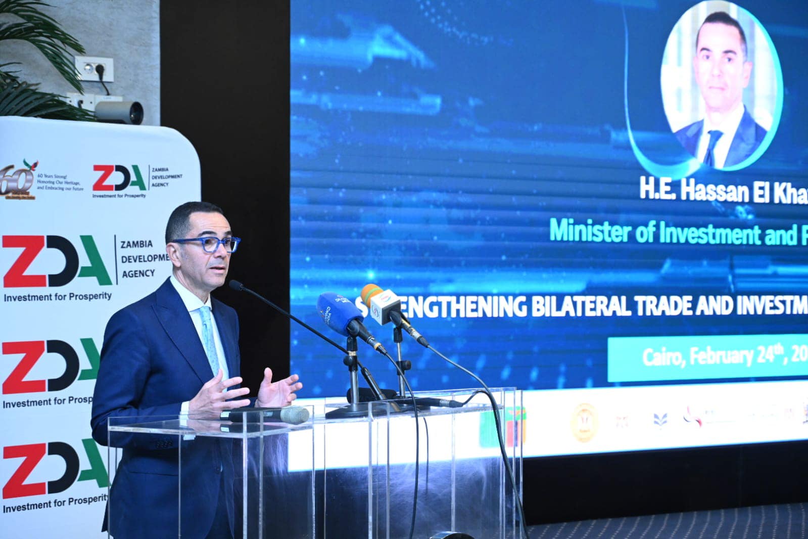 توقيع مذكرة تفاهم لتعزيز التعاون الاستثماري بين مصر وزامبيا