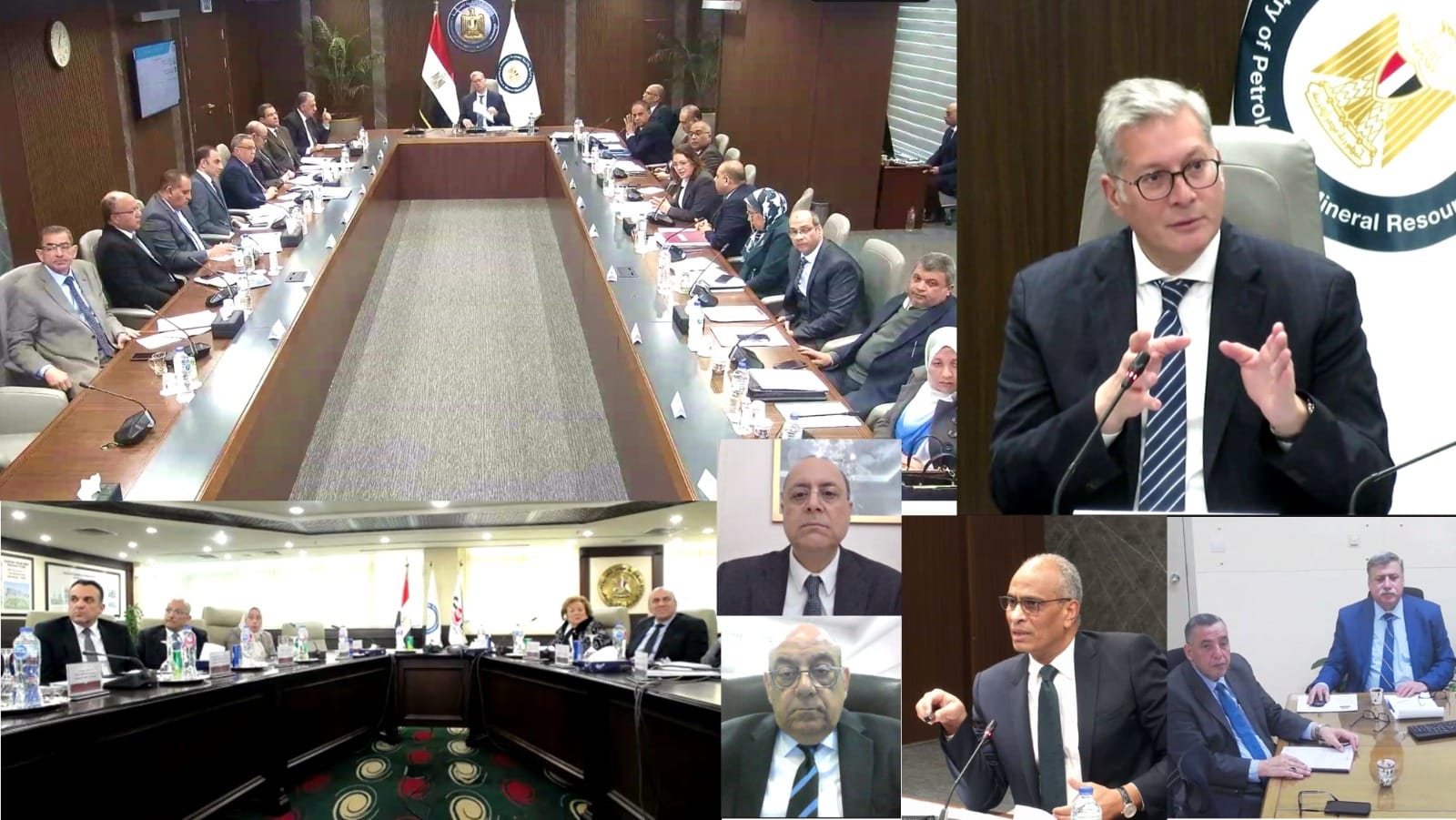 وزير البترول يترأس اجتماع الشركة المصرية القابضة للبتروكيماويات