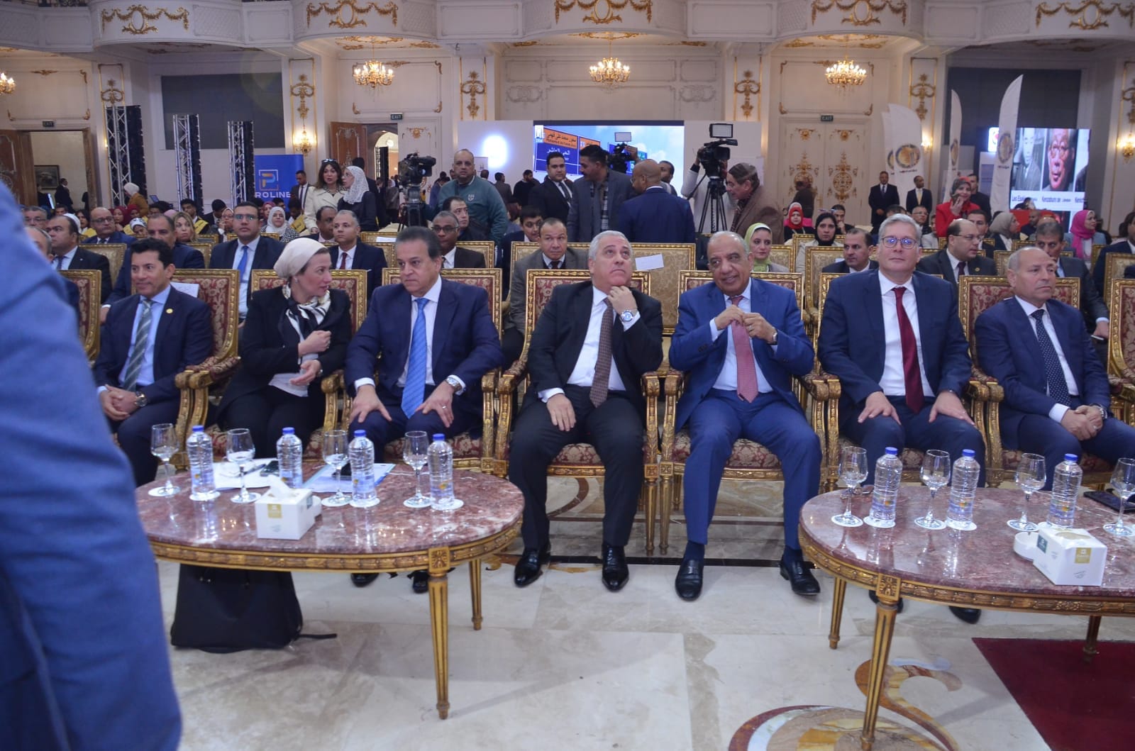 وزير الكهرباء خلال مشاركته في فعاليات مؤتمر السيسي بناء وطن