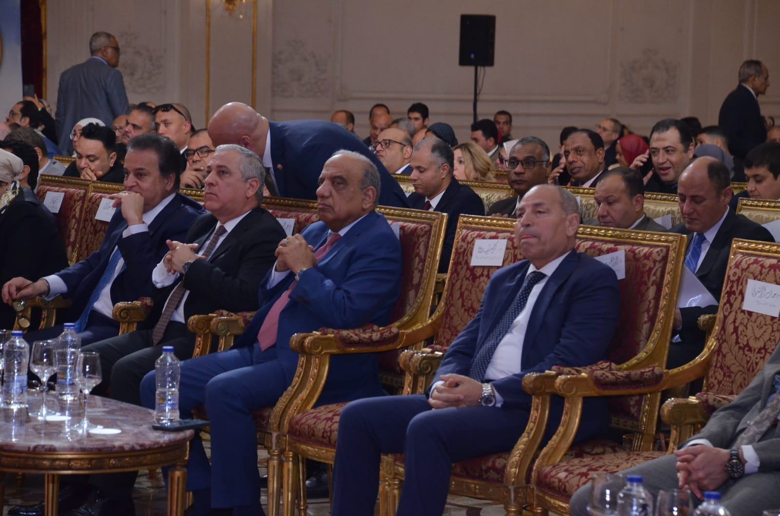 وزير الكهرباء خلال مشاركته في فعاليات مؤتمر السيسي بناء وطن