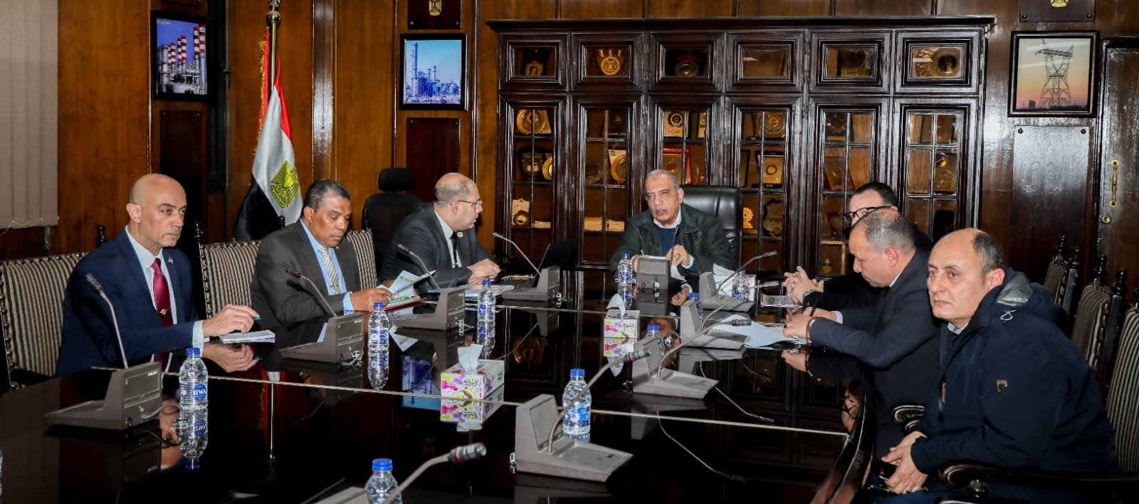 عصمت يتابع مستجدات تنفيذ مشروع المحطة النووية بالضبعة