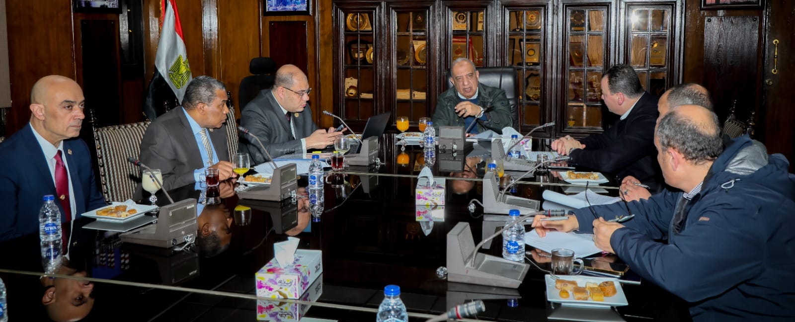 عصمت يتابع مستجدات تنفيذ مشروع المحطة النووية بالضبعة