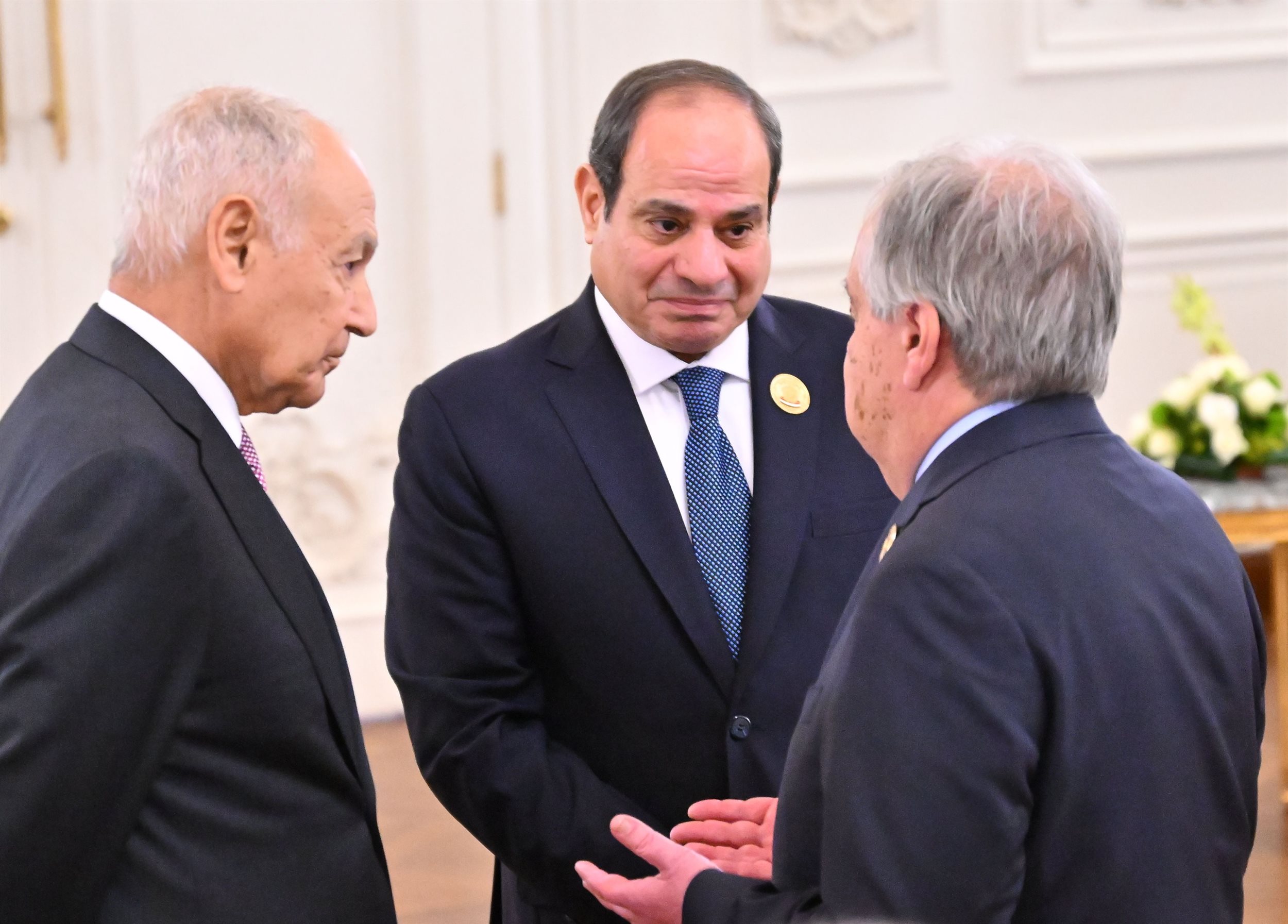 الرئيس السيسي يترأس أعمال القمة العربية غير العادية