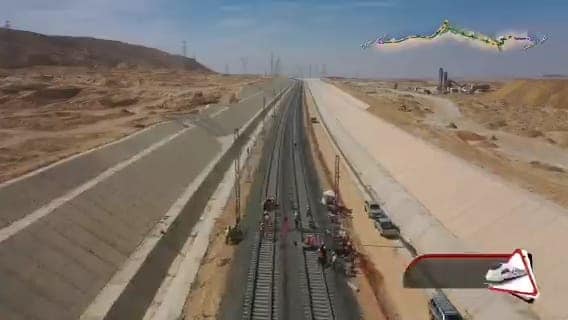 وزير النقل يتفقد مشروع الخط الأول من شبكة القطار الكهربائي