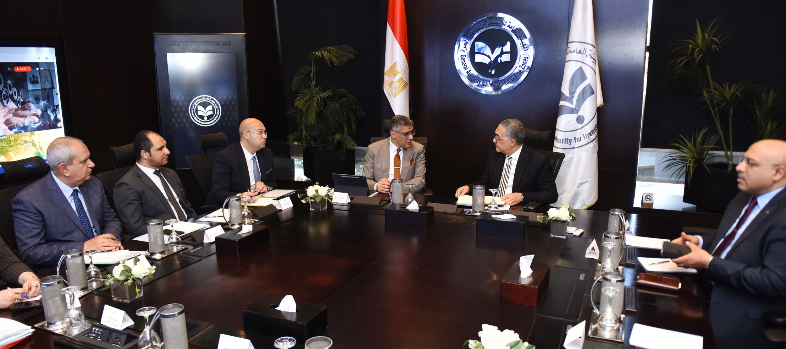 تعاون بين الهيئة العامة للاستثمار ومحافظة الجيزة
