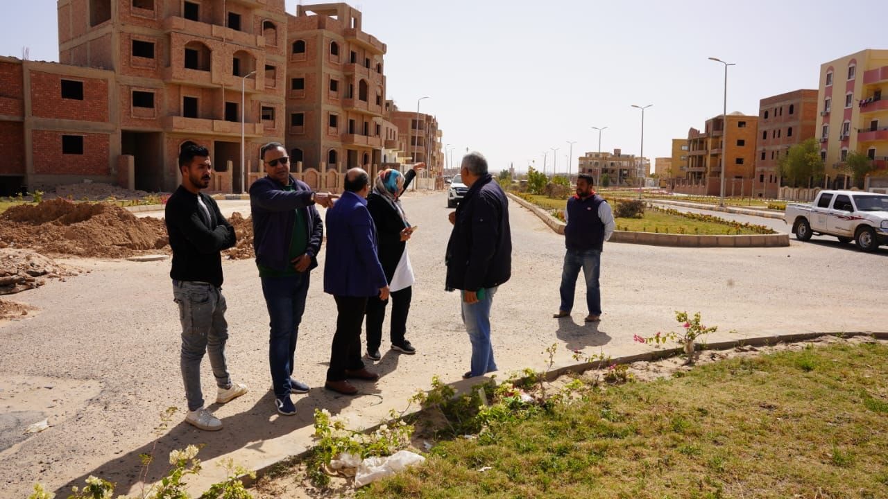 دفع العمل بوحدات سكن لكل المصريين بمدينة سوهاج الجديدة