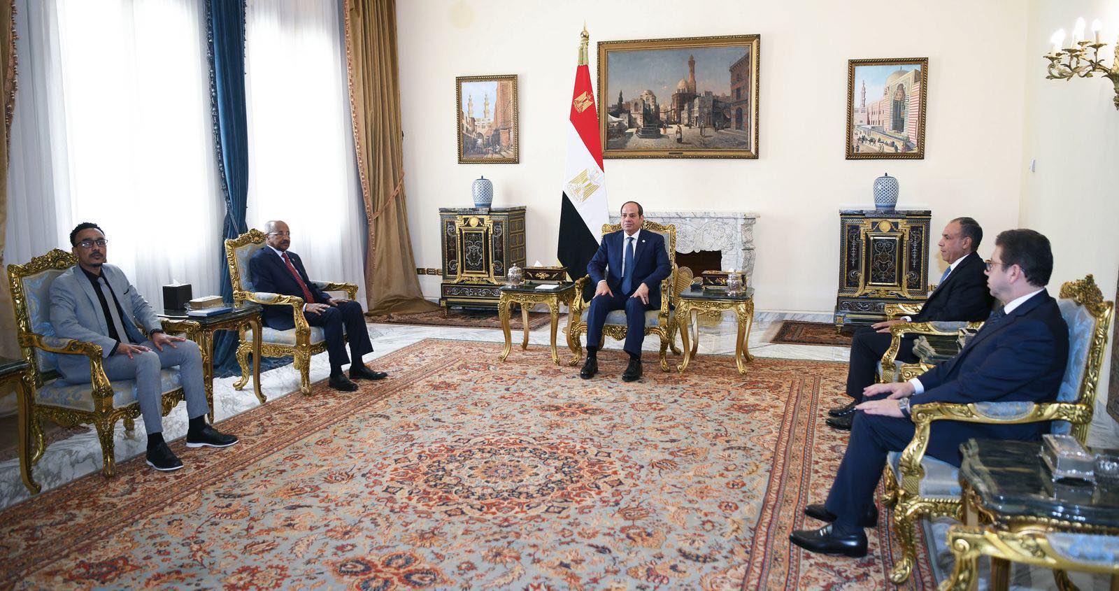 الرئيس السيسي يستقبل وزير الخارجية الإريتري