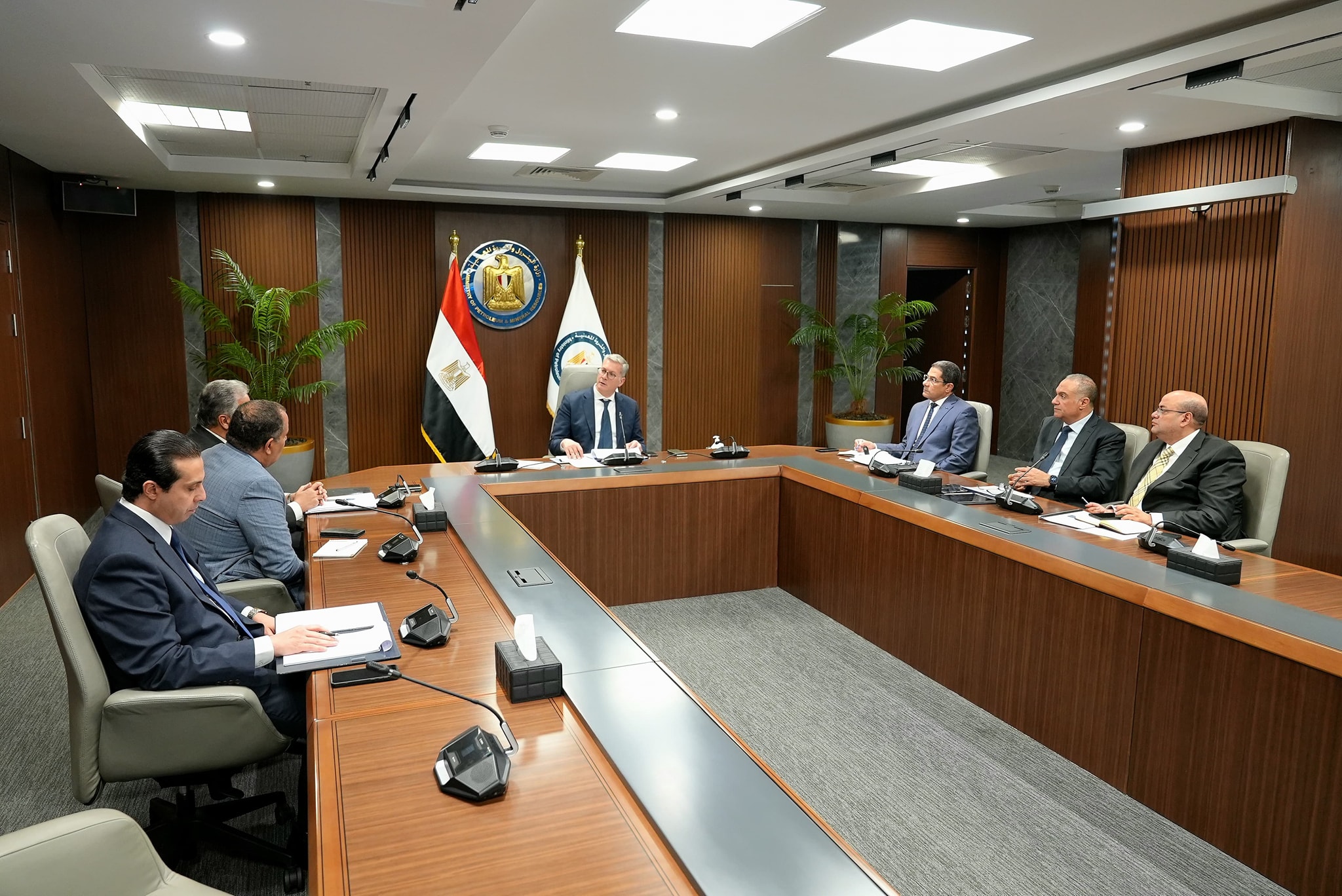 وزير البترول خلال عمومية رشيد والبرلس