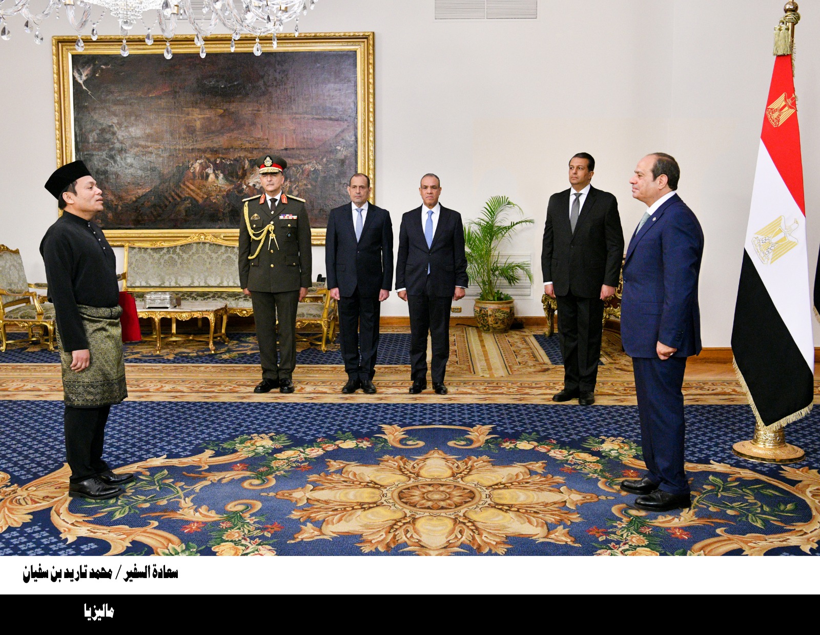 الرئيس السيسي يتسلم أوراق اعتماد 23 سفيرا جديدا