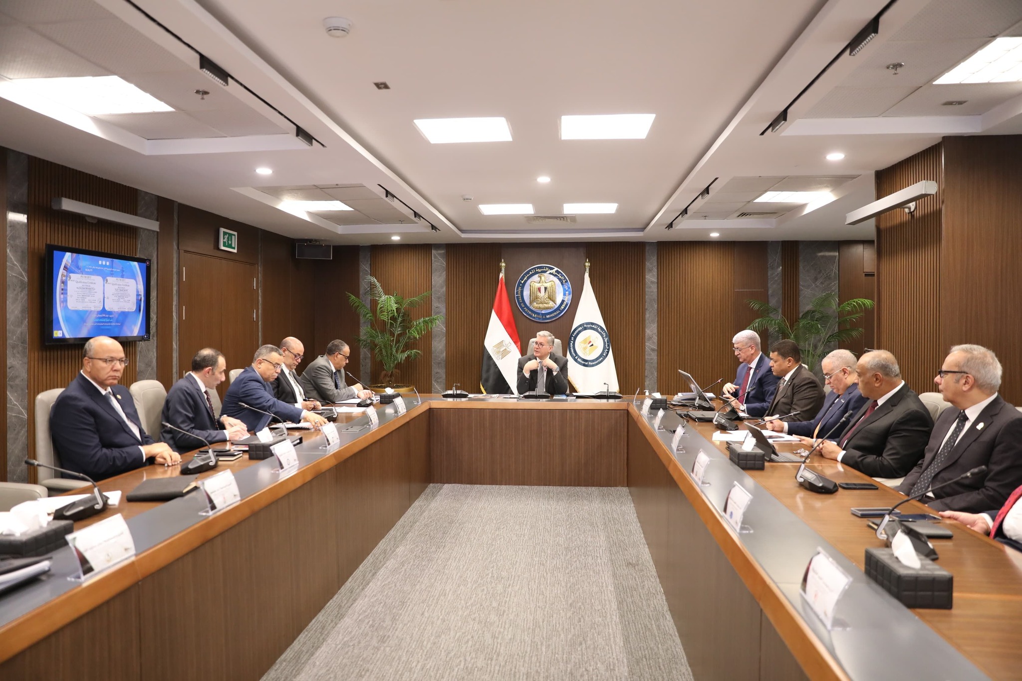 وزير البترول خلال اجتماع الجمعية العامة لشركة بتروجت