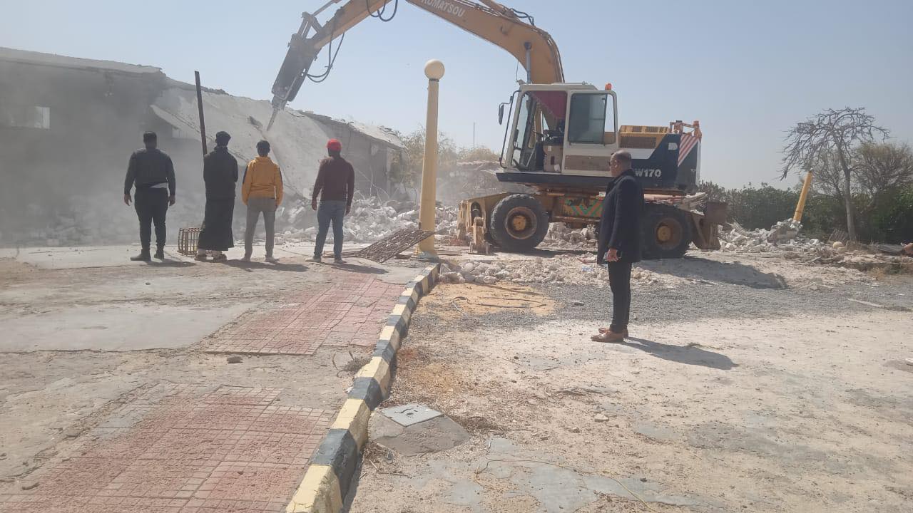 مخالفات بناء وتعديات بمدينة برج العرب الجديدة