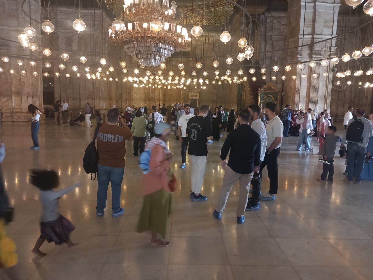 إقبال كبير من الزائرين المصريين والأجانب�خلال عطلة عيد الفطر