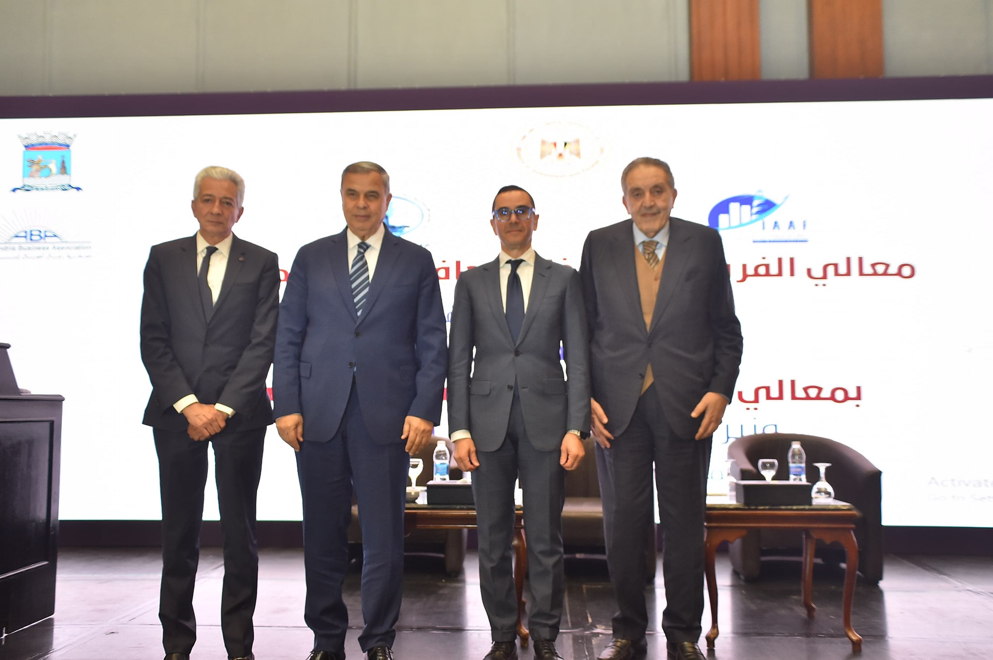 لقاء الخطيب وأحمد خالد مع أعضاء الغرفة التجارية بالإسكندرية