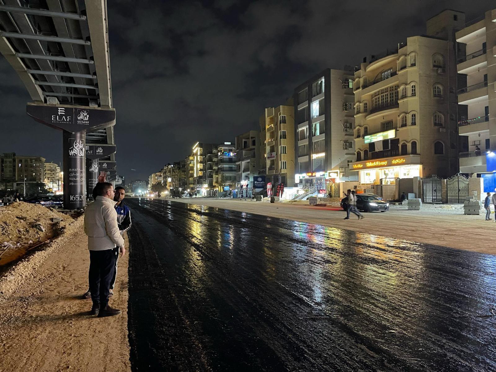 الشربيني يُتابع خطة تطوير ورفع كفاءة المحور المركزي الخدمي