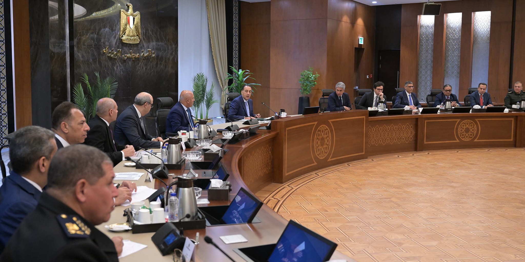 مدبولي يتابع تنظيم فعالية احتفالات افتتاح المتحف المصري