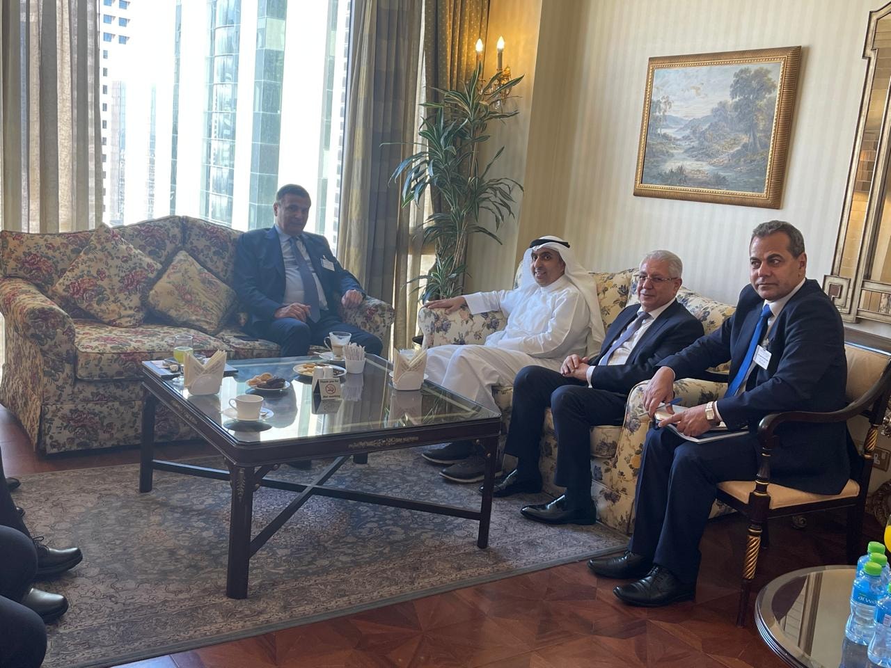 وزير الزراعة يلتقي رئيس مجلس الاعمال الكويتي المصري