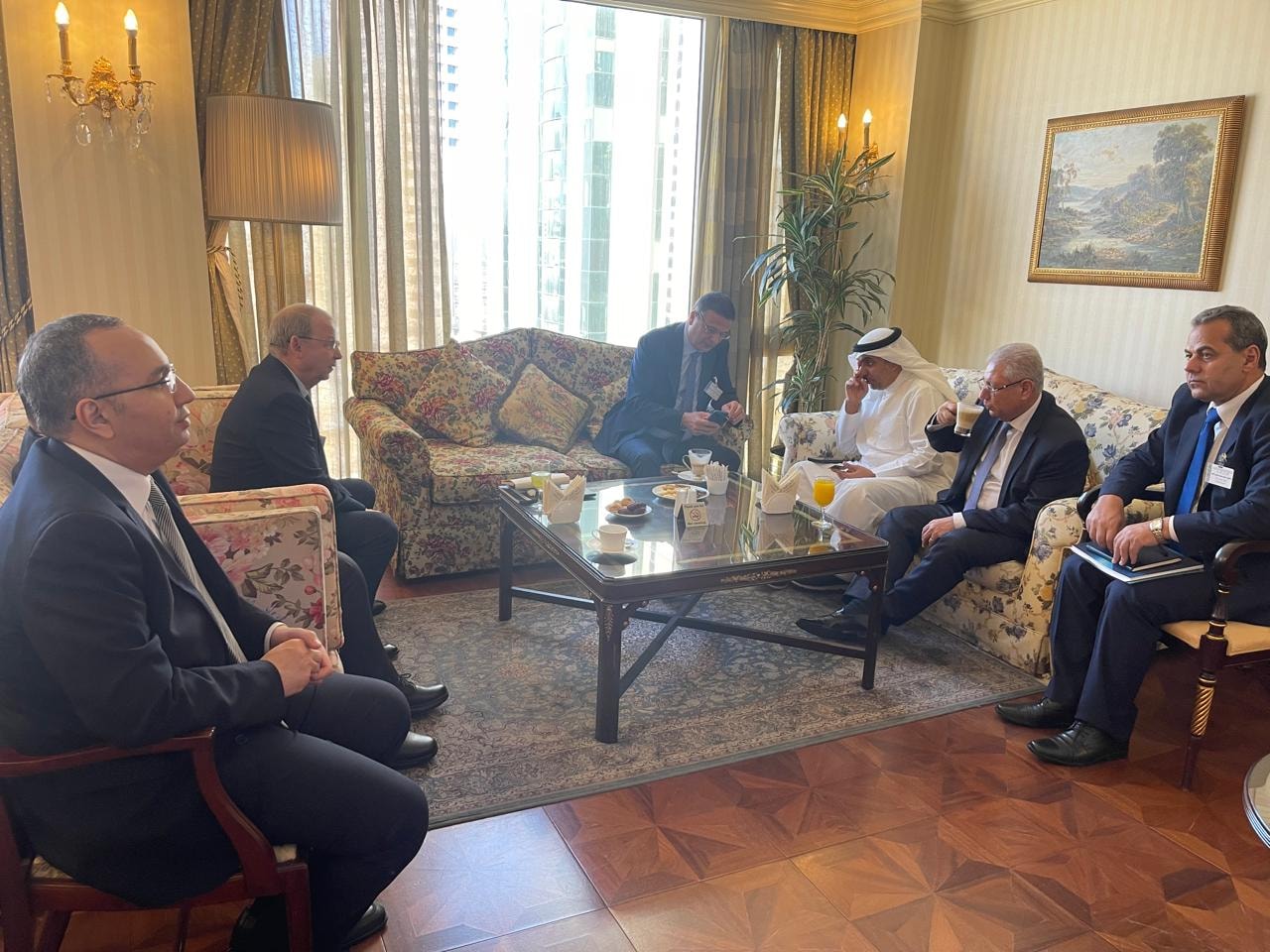 وزير الزراعة يلتقي رئيس مجلس الاعمال الكويتي المصري
