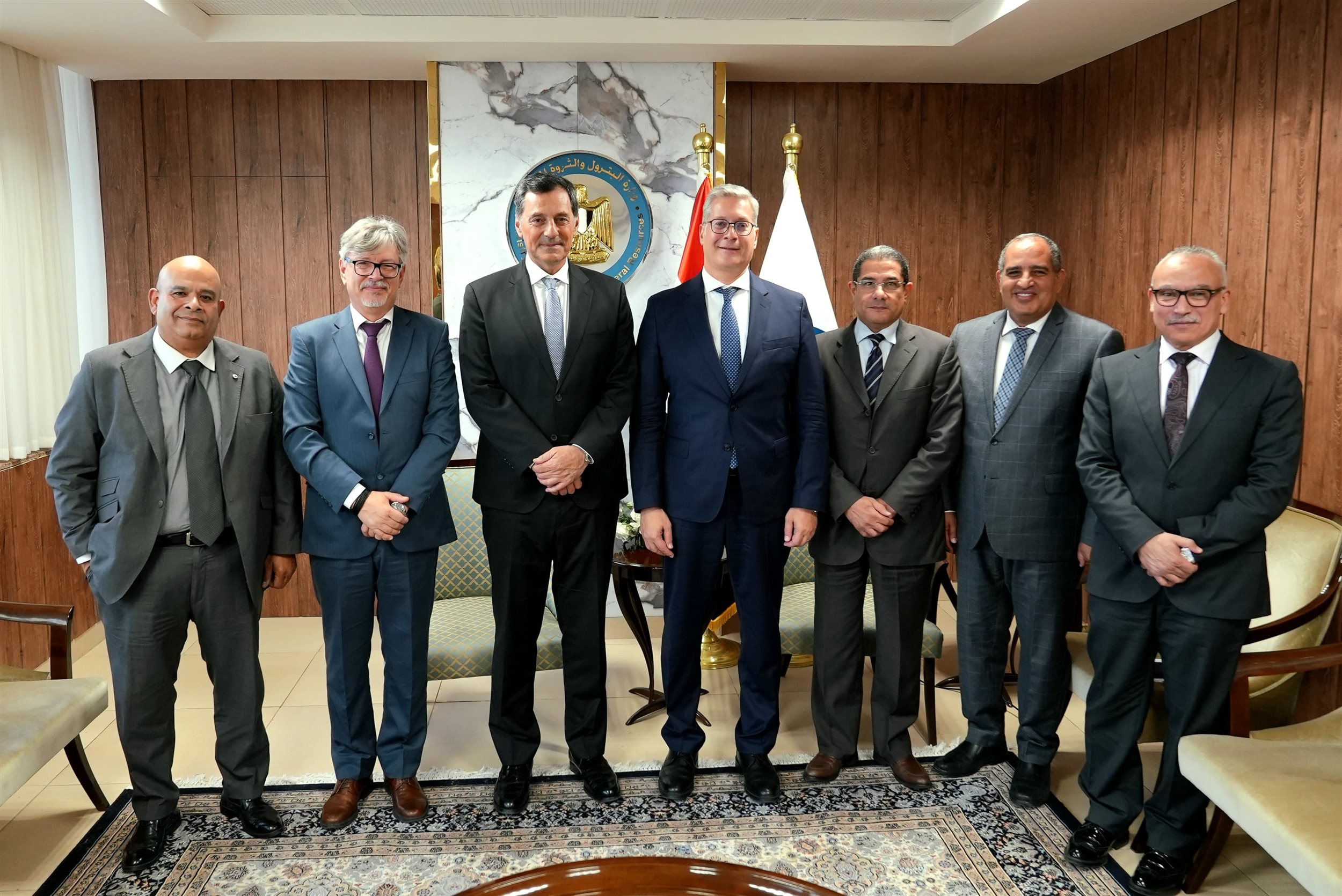وزير البترول يستقبل رئيس شركة انرجين اليونانية