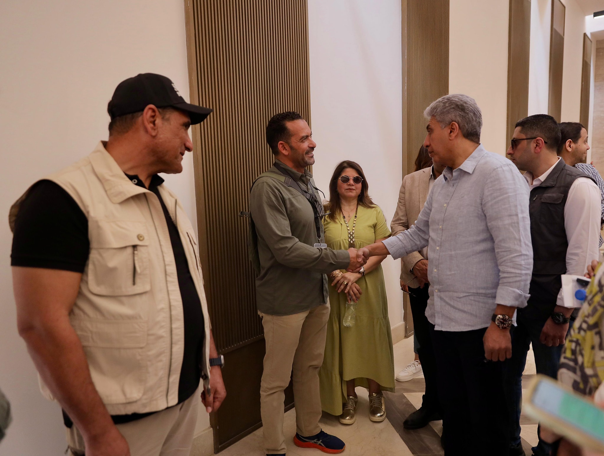 زيارة وزير السياحة لمنطقة أهرامات الجيزة