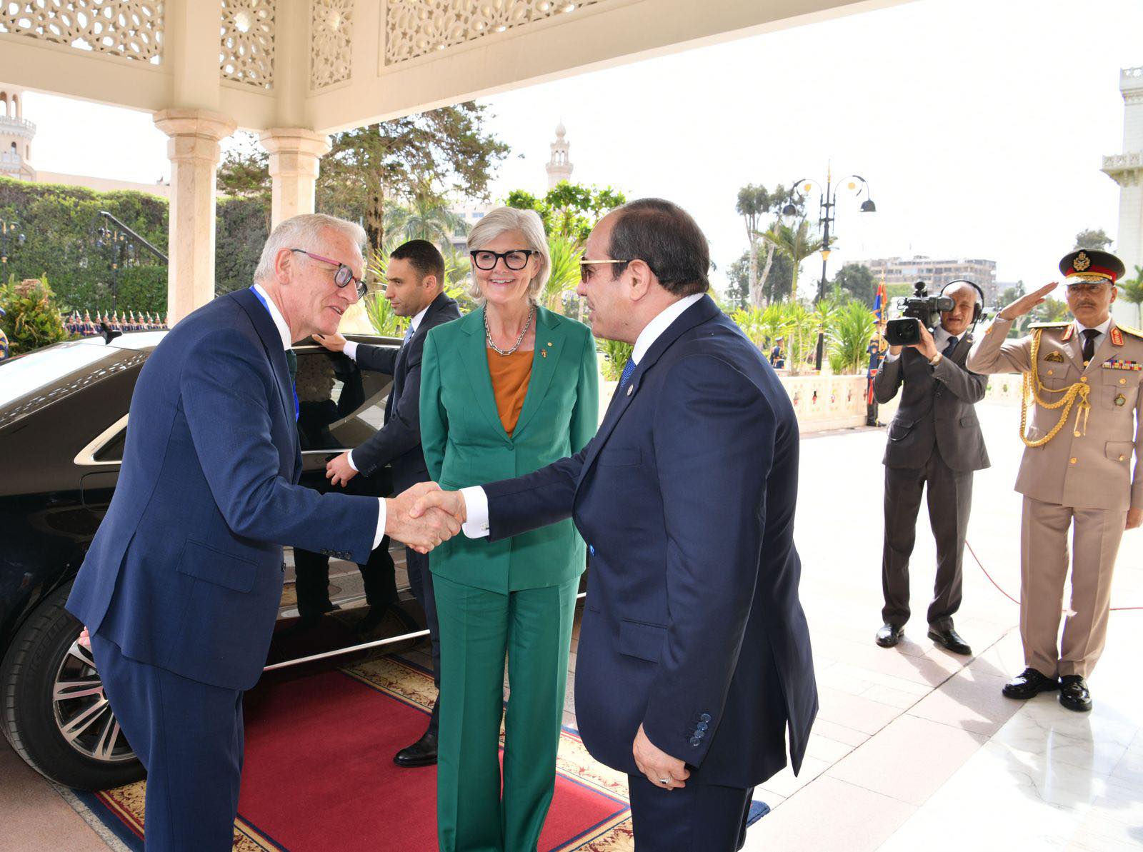 الرئيس السيسي يستقبل الحاكم العام لكومنولث أستراليا