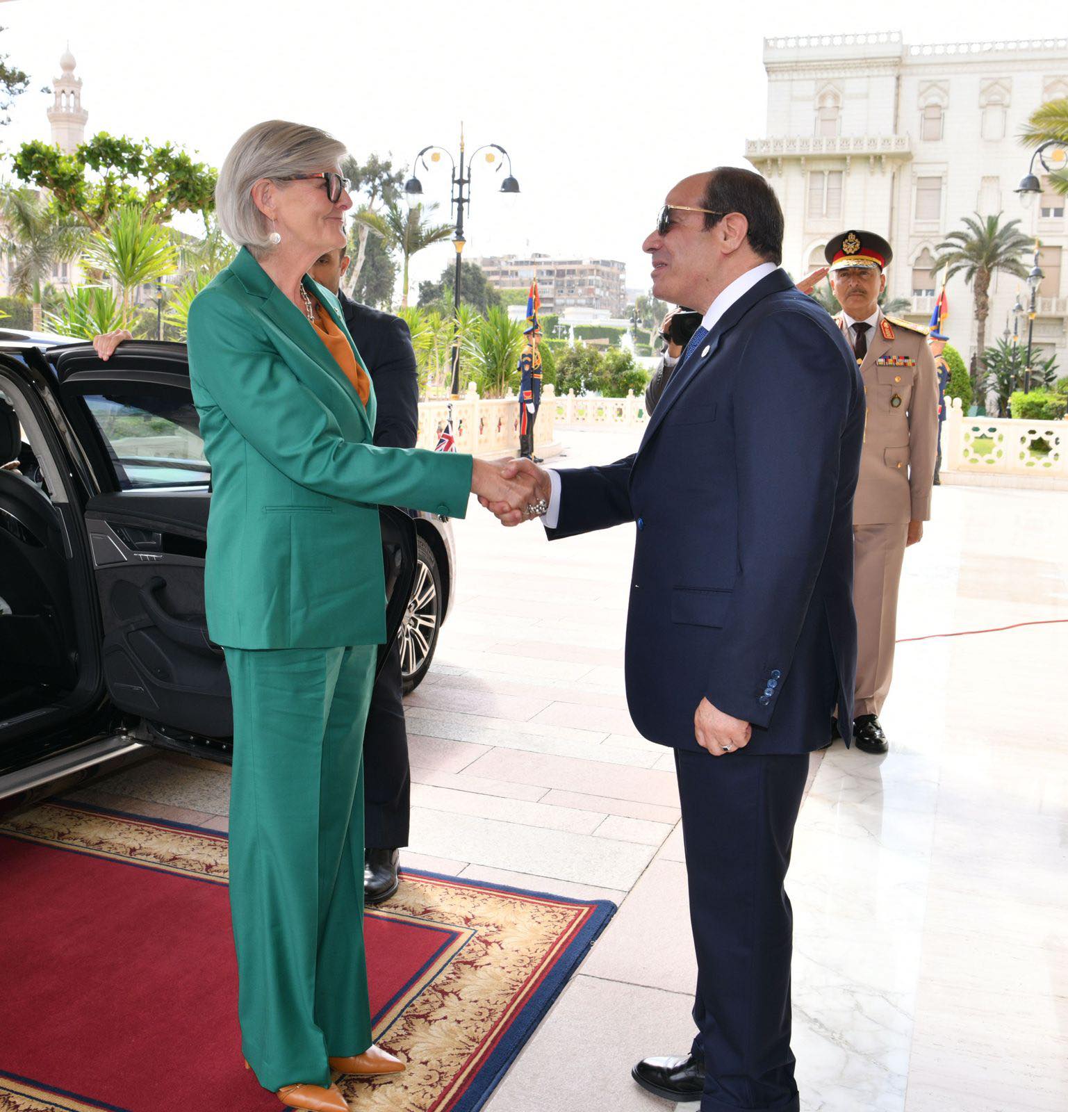 الرئيس السيسي يستقبل الحاكم العام لكومنولث أستراليا