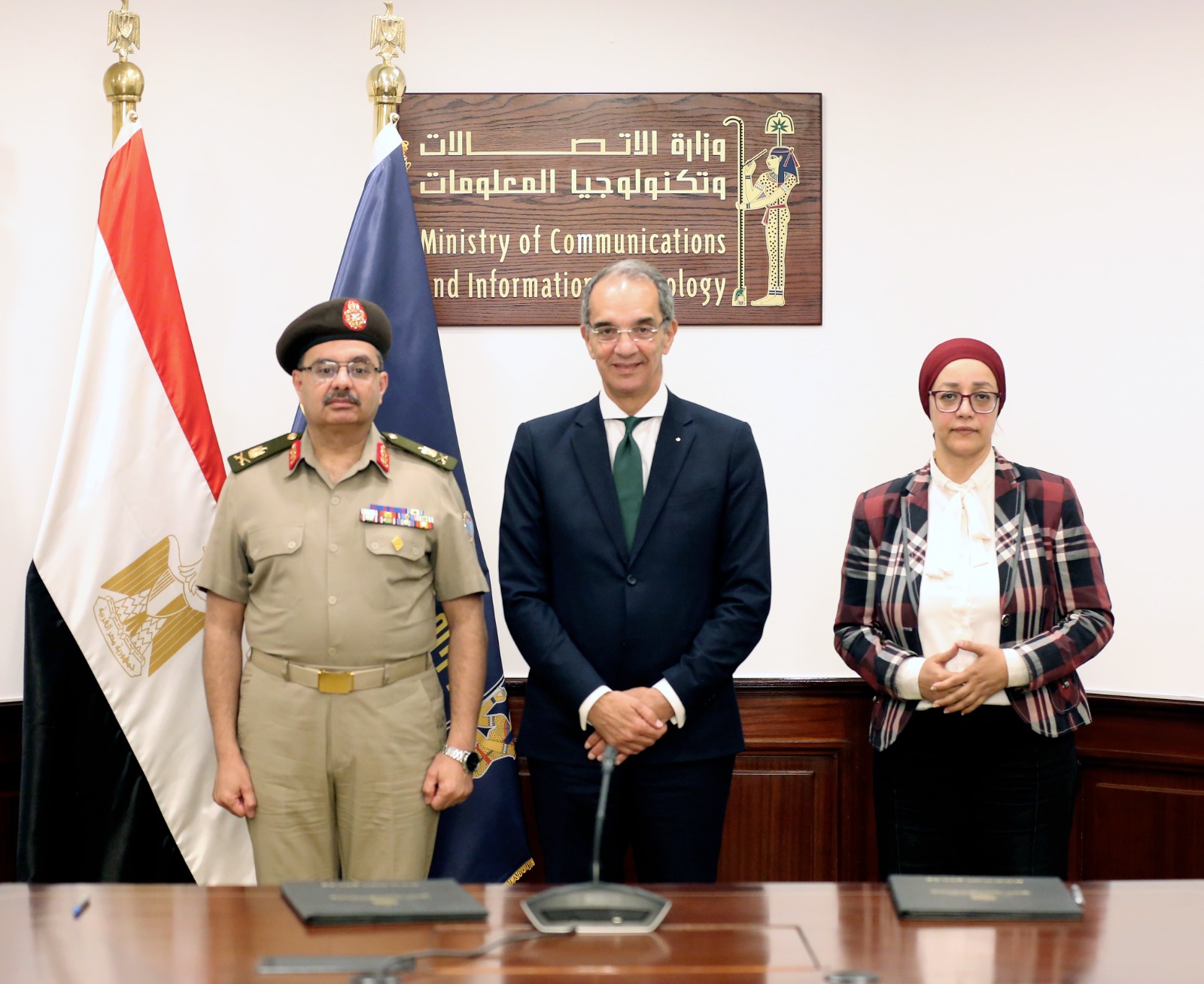 بروتوكول تعاون بين ادارة نظم المعلومات للقوات المسلحة ومعهد تكنولوجيا المعلومات
