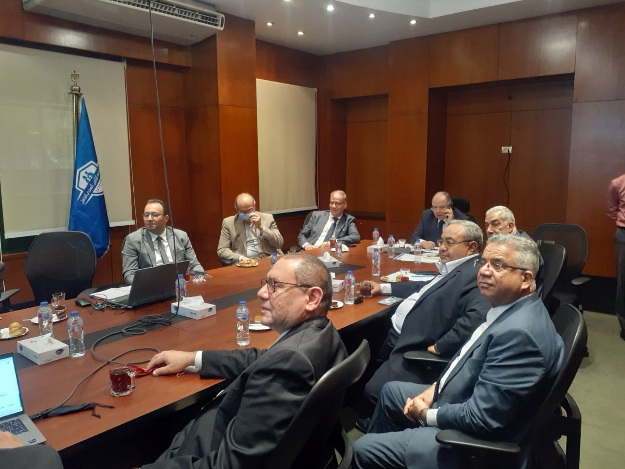 الهيئة العامة للتأمين الصحي تجتمع مع شركة إي هيلث