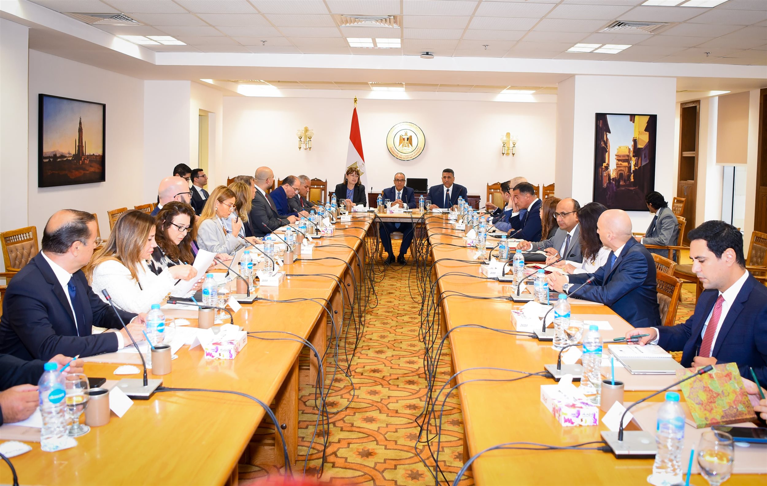 وزير الخارجية والهجرة يلتقي بمُديري مكاتب الأمم المُتحدة الإقليمية