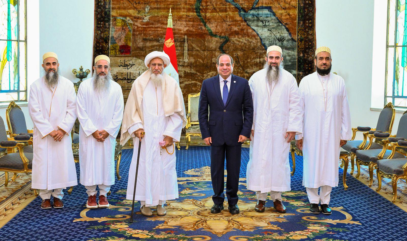 الرئيس السيسي يستقبل سلطان طائفة البهرة بالهند