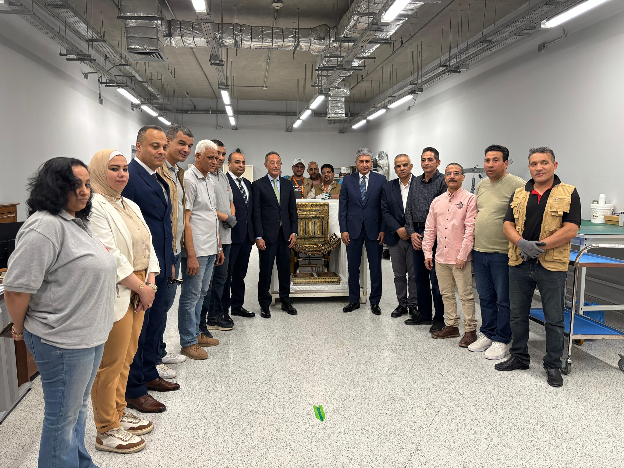 المتحف المصري يستقبل قطع من كنوز الملك توت غنخ آمون