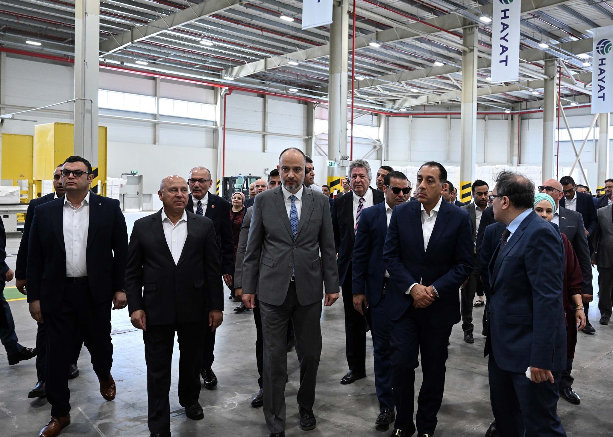 رئيس الوزراء يفتتح توسعات شركة هيات إيجيبت للمنتجات الصحية