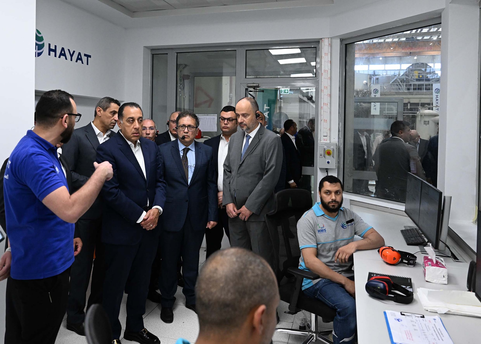 رئيس الوزراء يفتتح توسعات شركة هيات إيجيبت للمنتجات الصحية