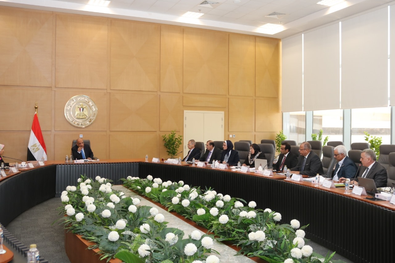 وزير الكهرباء خلال اجتماعه مع قيادات القطاع