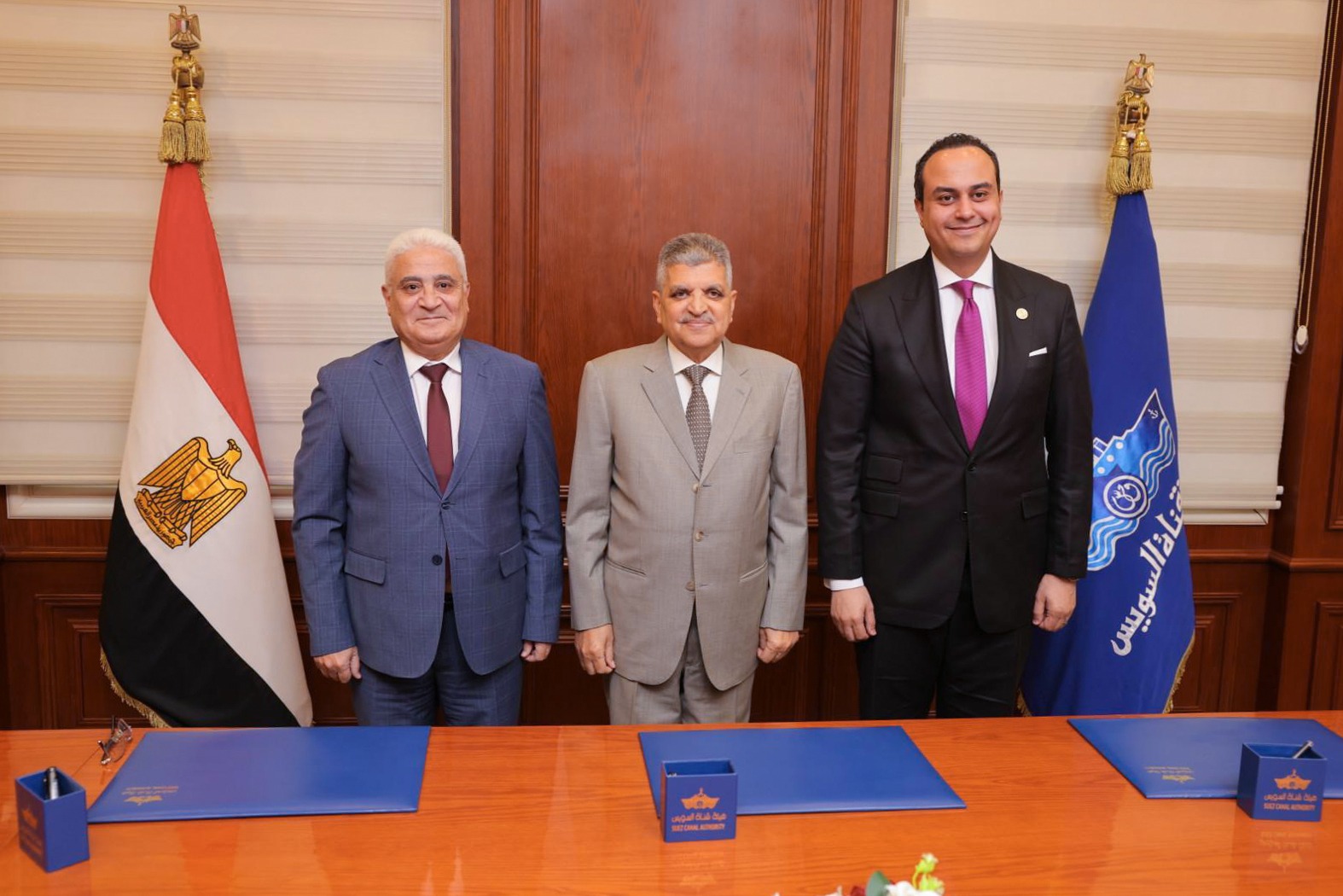 الفريق أسامة ربيع يوقع مذكرة عمل مشتركة مع هيئة الرعاية الصحية