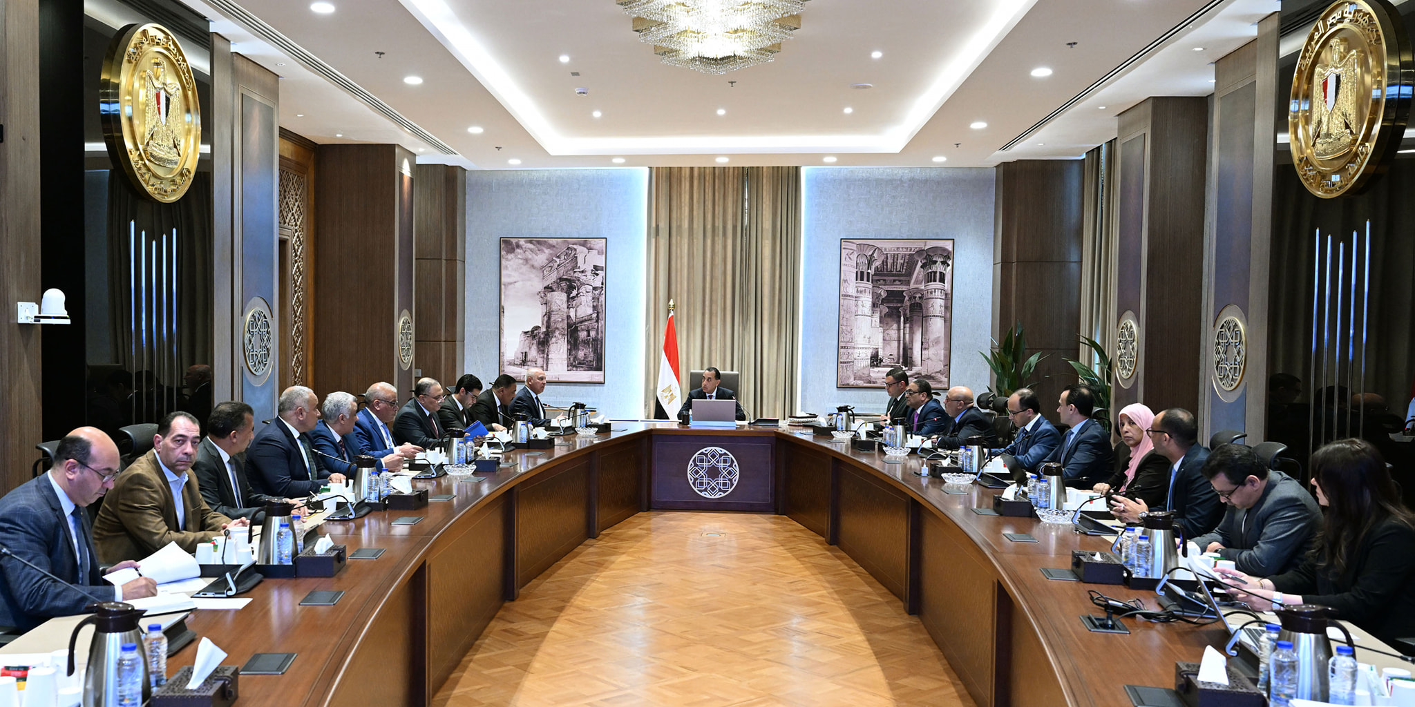مدبولي يتابع تنفيذ مشروع تطوير مدينة رأس الحكمة