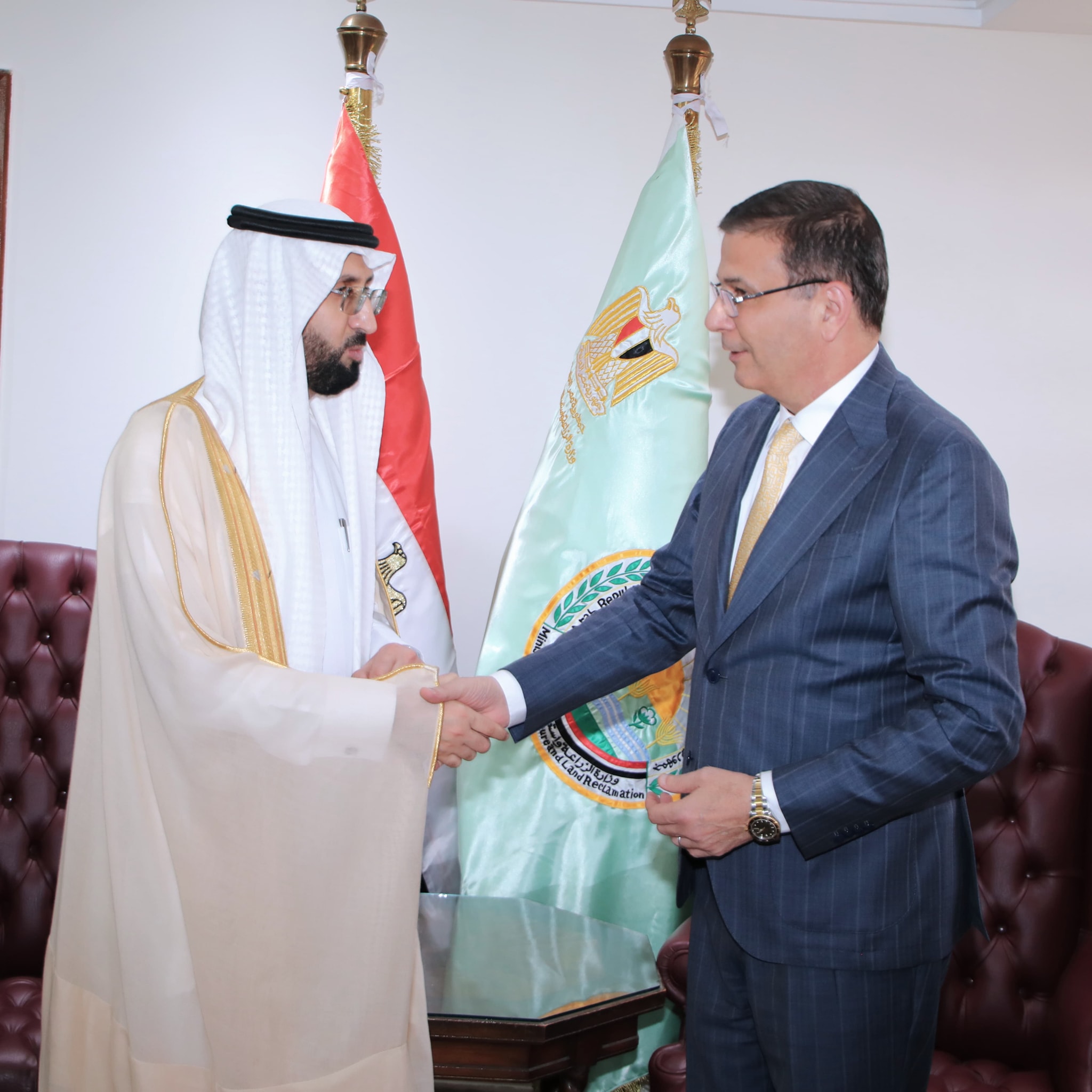 اجتماع وزير الزراعة مع رئيس هيئة الغذاء والدواء السعودية