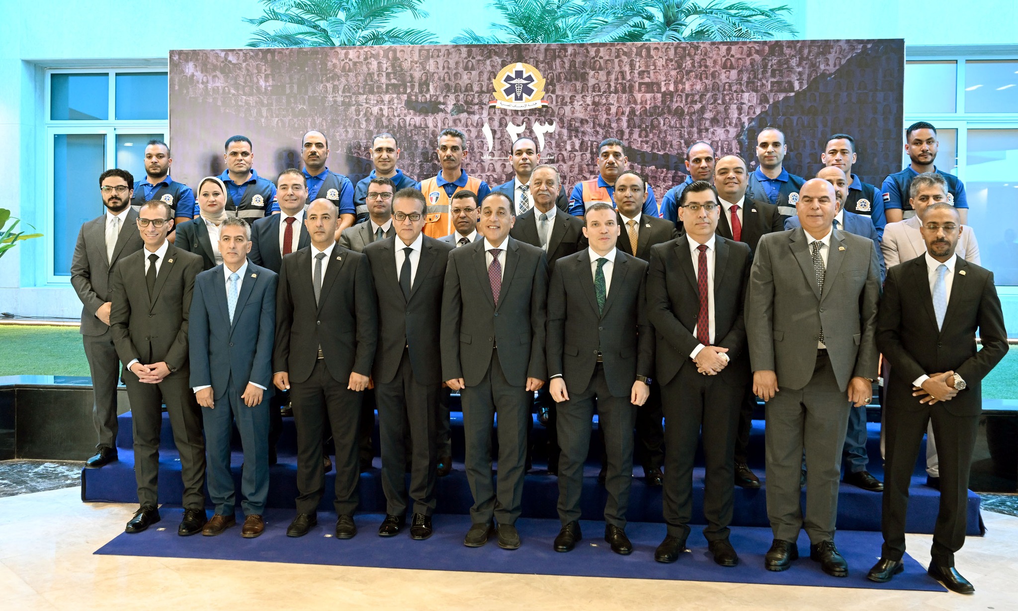 مدبولي يشهد احتفالات 123 عامًا على خدمة الإسعاف بمصر