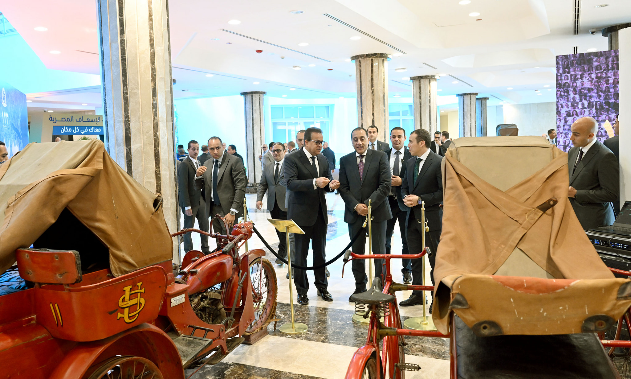 مدبولي يشهد احتفالات 123 عامًا على خدمة الإسعاف بمصر