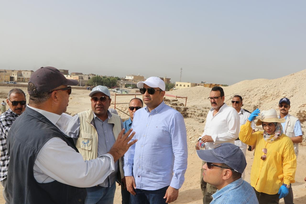 اكتشافات أثرية جديدة بمنطقة ذراع أبو النجا بالأقصر