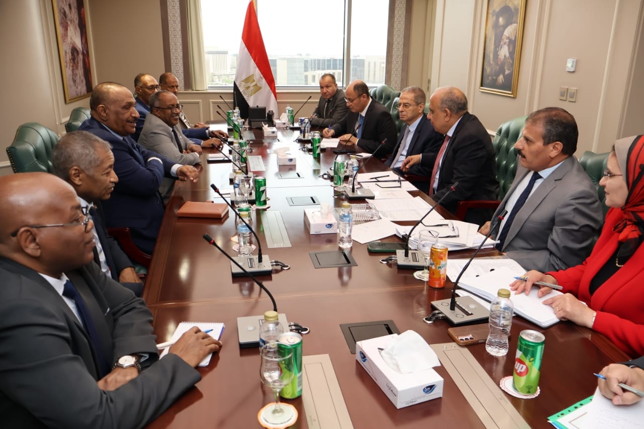 وزير الكهرباء يجتمع مع وزير النفط والطاقة السوداني