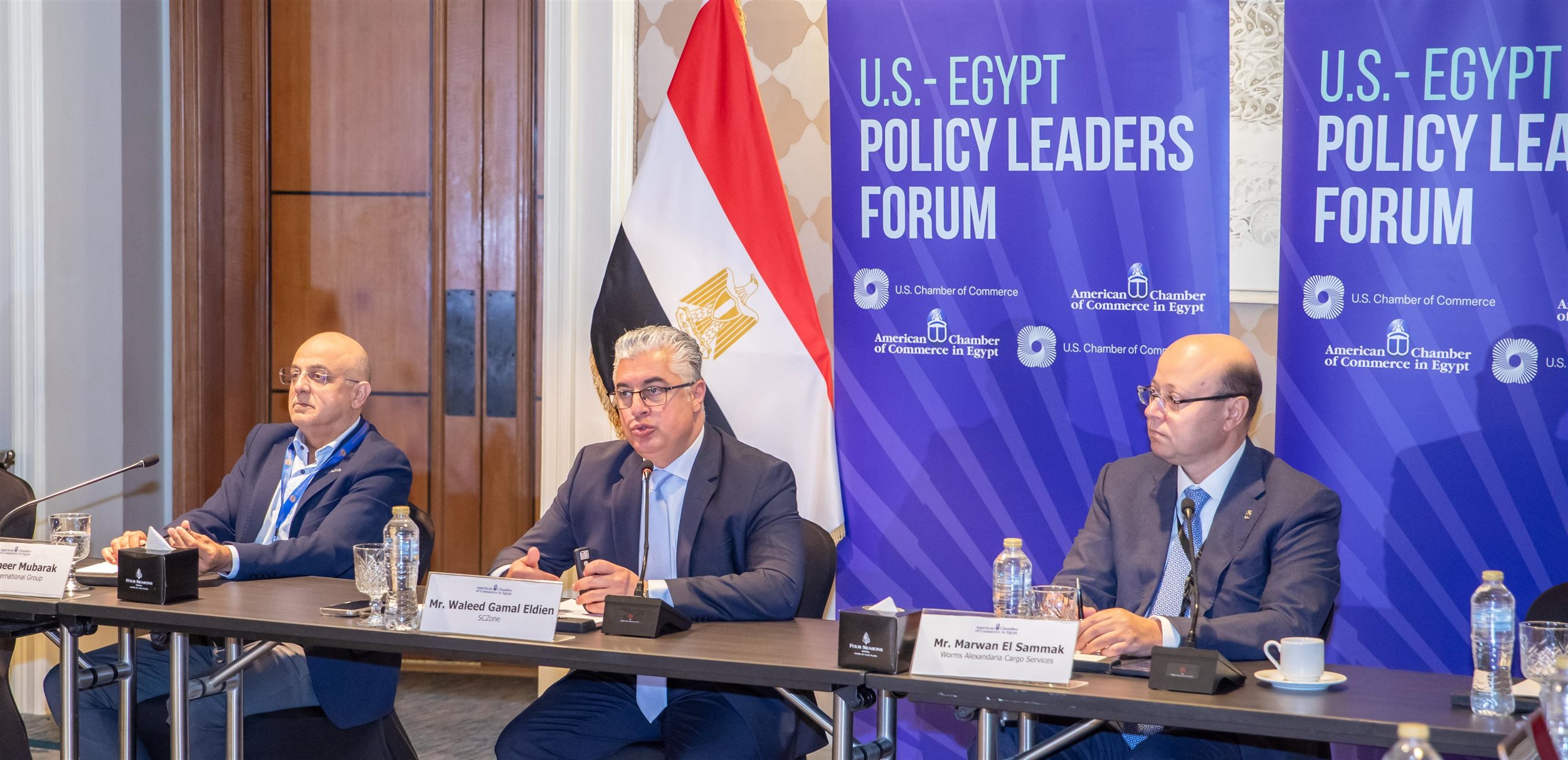 فعاليات منتدى الاقتصاد المصري الأمريكي