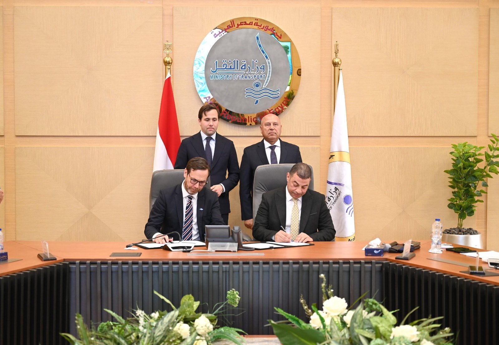 كامل الوزير يلتقي وزير التجارة الخارجية السويدي