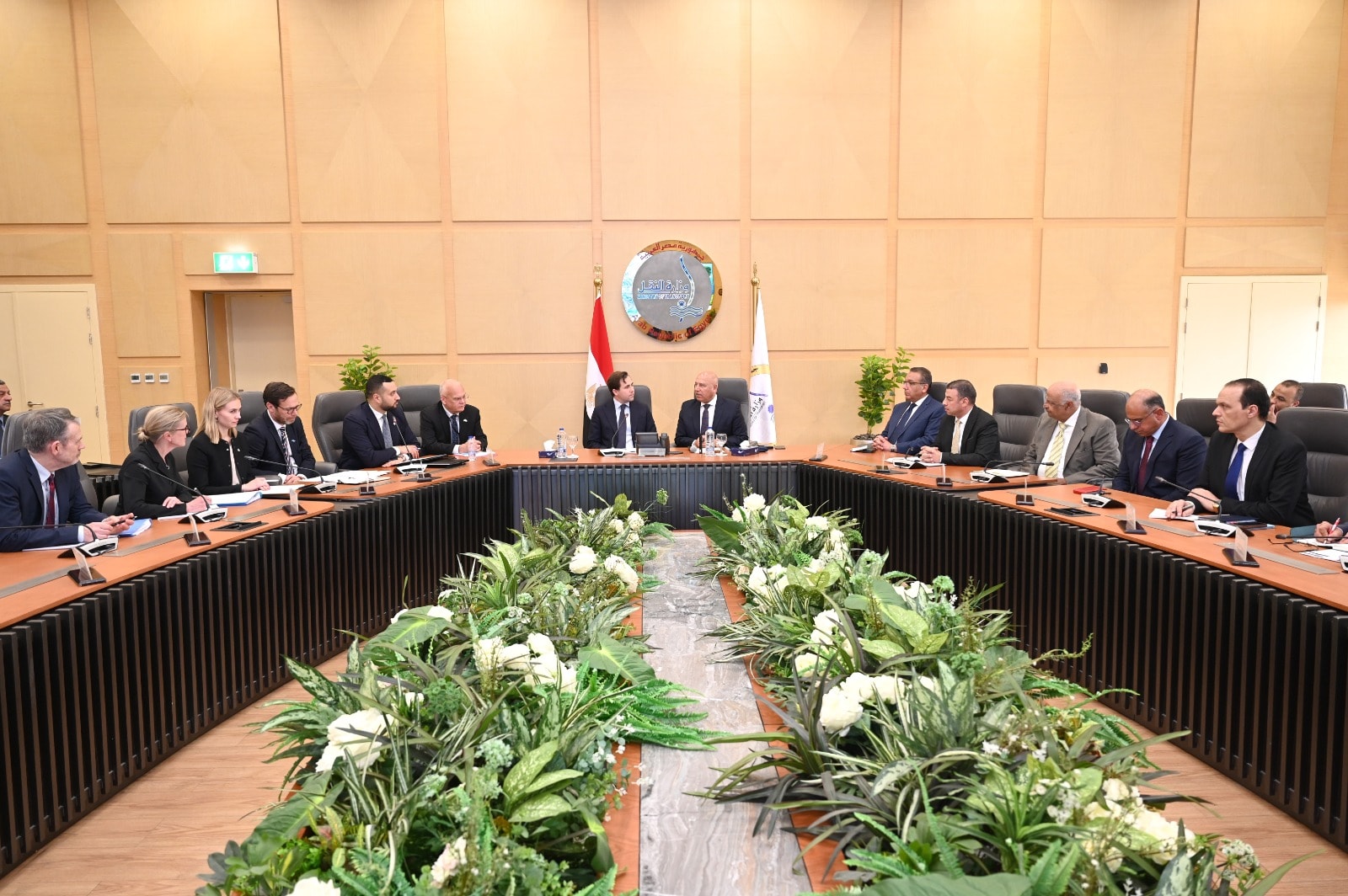 كامل الوزير يلتقي وزير التجارة الخارجية السويدي