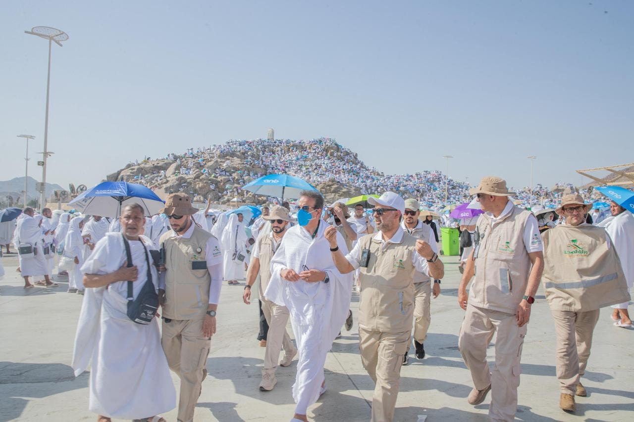 وزير الصحة ونظيره السعودي يطمئنان على الحالة الصحية للحجاج