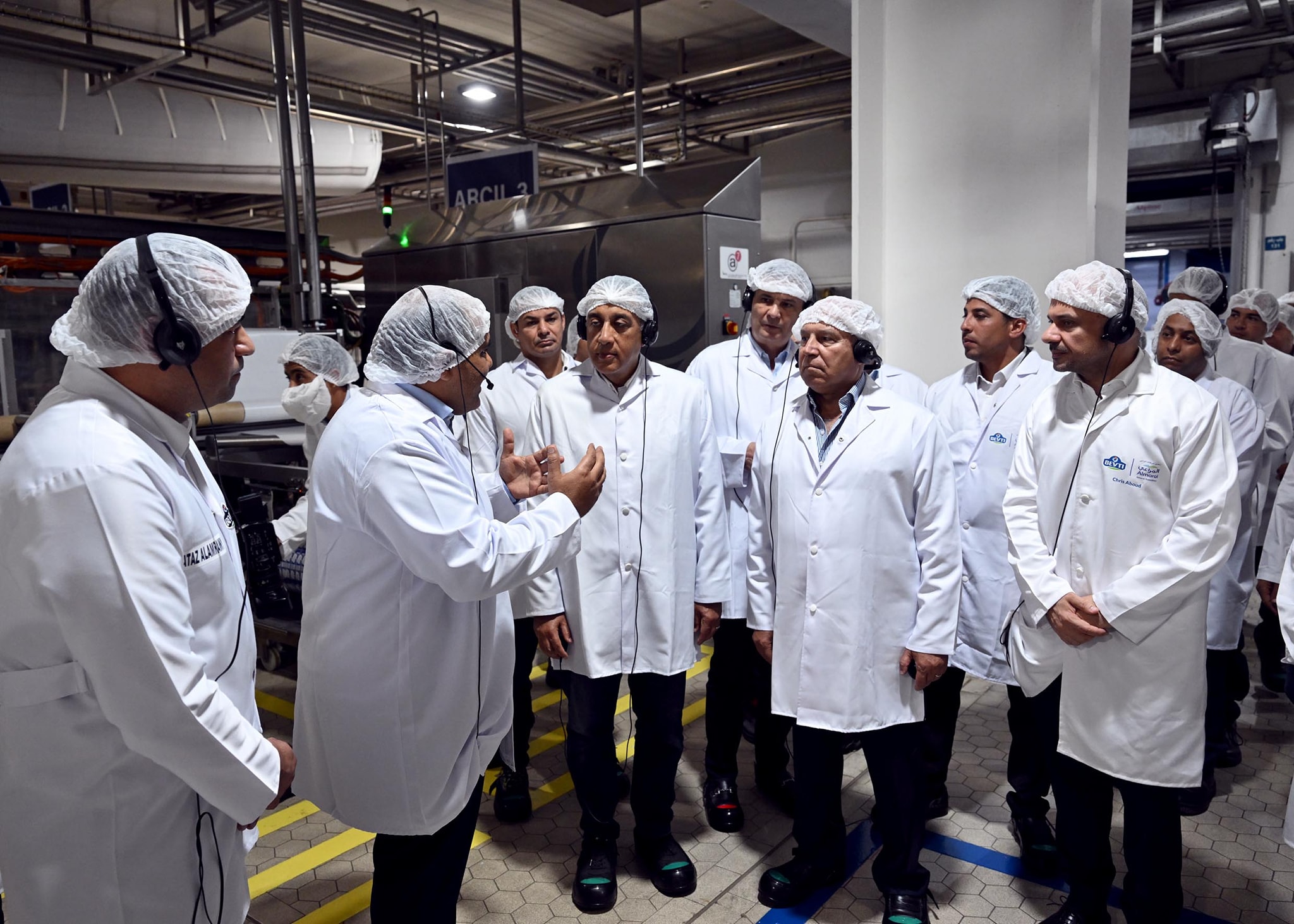 رئيس الوزراء يتفقد مصنع شركة بيتي لمنتجات الألبان بالنوبارية