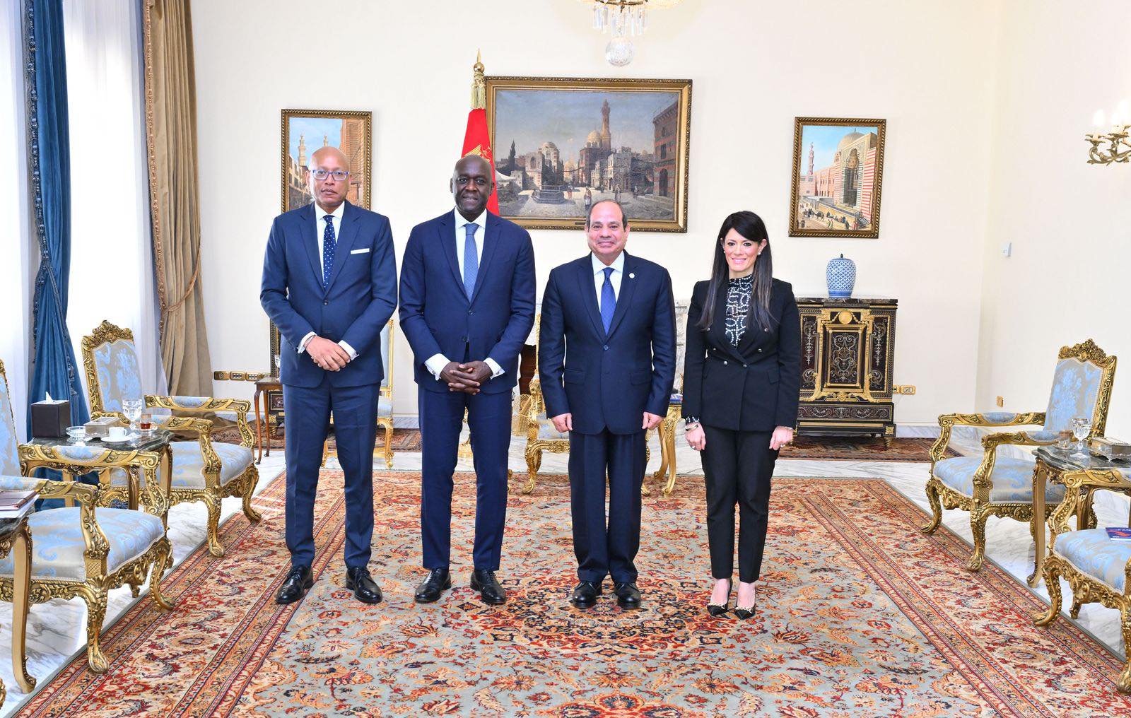 الرئيس السيسي يستقبل الرئيس التنفيذي لمؤسسة التمويل الدولية