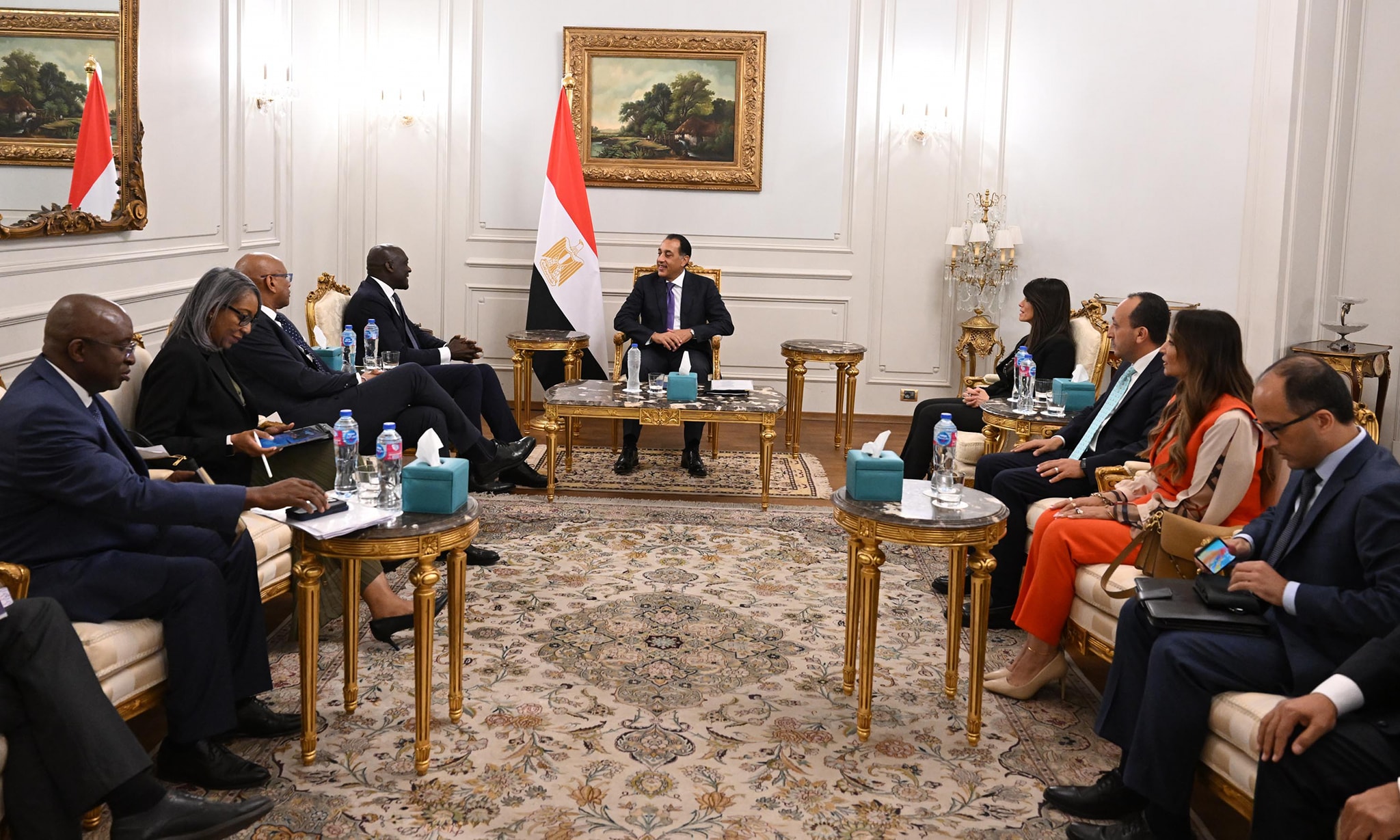 رئيس الوزراء يلتقي الرئيس التنفيذي لمؤسسة التمويل الدولية