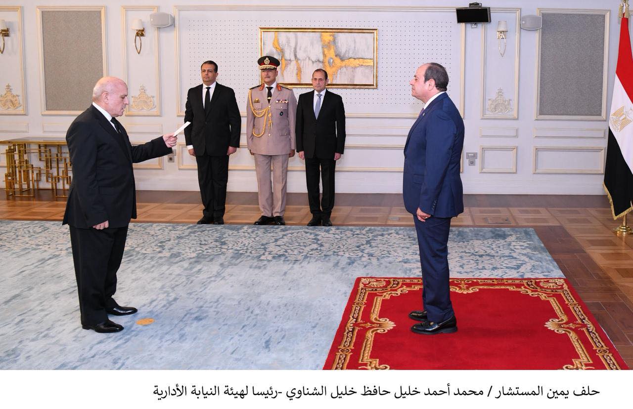 السيسي يشهد أداء اليمين القانونية لرؤساء الهيئات القضائية الجدد
