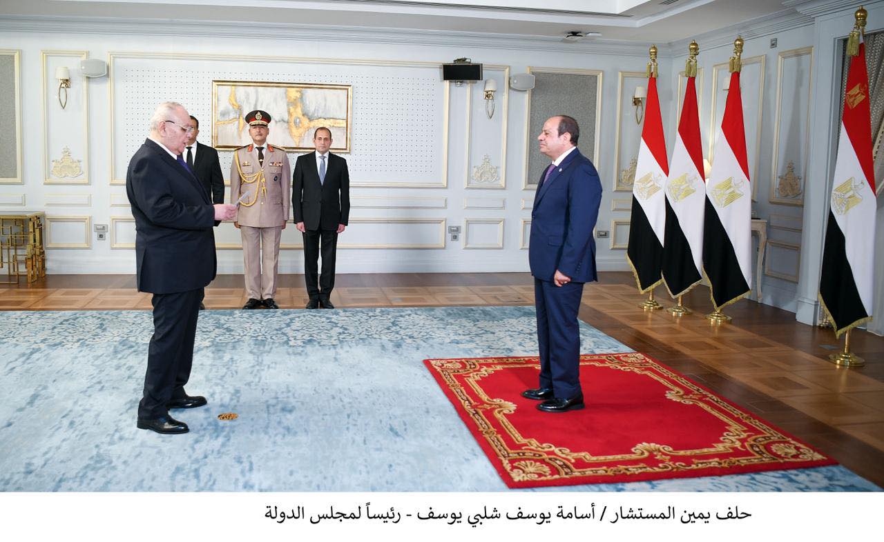 السيسي يشهد أداء اليمين القانونية لرؤساء الهيئات القضائية الجدد
