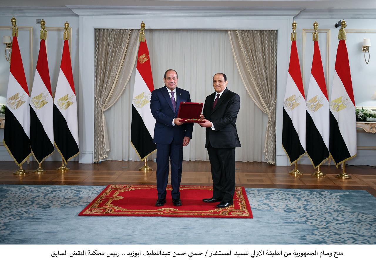 السيسي يشهد أداء اليمين القانونية لرؤساء الهيئات القضائية الجدد